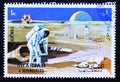 Post stamp Sharjah, 1972, space research Apollo 16 mission