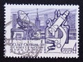 Post stamp Soviet Union, 1967, progress in science and research