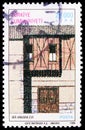 Postage stamp printed in Turkey shows House in Ankara, Traditional Turkish Houses, 1996 serie, circa 1996