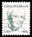 Postage stamp printed in United States shows Lillian Gilbreth, Engineer, Great Americans serie, 40 c - US cent, circa 1984