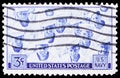 Postage stamp printed in United States shows United States Sailors, Navy Issue serie, circa 1945