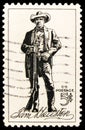 Postage stamp printed in United States shows Sam Houston, serie, circa 1964