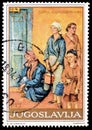 Postage stamp printed by Yugoslavia