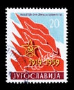 Postage stamp printed by Yugoslavia Royalty Free Stock Photo