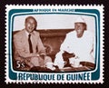 Postage stamp Republic of Guinea 1979. President Valery Giscard d'Estaing