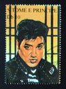 Postage stamp Sao Tome and PriÂ­ncipe 1994. Elvis Presley