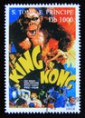 Postage stamp Sao Tome and PriÂ­ncipe, 1995. King Kong Film Poster