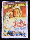 Postage stamp Sao Tome and PriÂ­ncipe, 1995. Wee Willie Winkie Film Poster Royalty Free Stock Photo