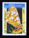 Postage stamp Somalia, 1998. Marbled white Agapetes galathea butterfly