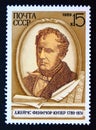 Postage stamp Soviet Union, CCCP, 1989, Birth Bicentenary of James Fenimore Cooper, 1789 1851