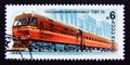 Postage stamp Soviet union, CCCP 1982. Diesel Locomotive TEP 75