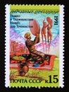 Postage stamp Soviet Union, CCCP, 1991, New Year, Novruz, Tajikistan