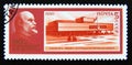 Postage stamp Soviet Union, CCCP, 1990. Sculptural Portrait of Lenin and his Museum, Baku