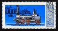 Postage stamp Soviet union, CCCP 1978. Steam Locomotive 1-3-0 Series D 1845