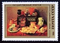 Postage stamp Soviet Union, CCCP, 1985, Still Life, Antonio Pereda 1652