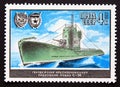 Postage stamp Soviet Union, CCCP, 1982, Submarine S-56