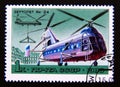 Postage stamp Soviet union, CCCP 1980. Yakovlev Yak-24 helicopter 1953