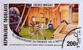 Postage stamp Togo, 1978, Bicycle Workshop of the Wright Brothers