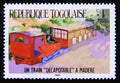 Postage stamp Togo, 1984. Decapod, Madeira African Locomotive Royalty Free Stock Photo