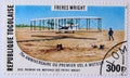 Postage stamp Togo, 1978, Flight at Kitty Hawk Royalty Free Stock Photo