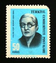 Postage stamp Turkey 1966. Halide Edip AdÃÂ±var, writer