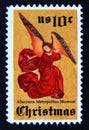 Postage stamp United States of America, USA, 1974. Angel from the Perussi Altarpiece