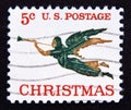 Postage stamp United States of America, USA 1965. Angel with Trumpet, 1840 Weather Vane