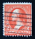 Postage stamp United States of America, USA 1909. George Washington, first President of the USA Royalty Free Stock Photo