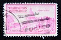 Postage stamp United States of America, USA 1950. National Capital Sesquicentennial, United States Capitol