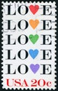 Postage stamp Royalty Free Stock Photo