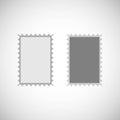 Postage stamp vector icon. Royalty Free Stock Photo