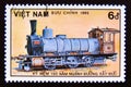 Postage stamp Vietnam, 1985. Bavarian State steam locomotive No. 659, 1890