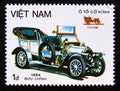 Postage stamp Vietnam, 1984. Tonneau Old Automobiles