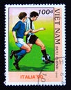 Postage stamp Vietnam, 1989. 1990 World Cup Soccer Championships, Italy