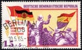 Stamp printed in the Deutsche Demokratische Republik. Stamp printed by Deutsche Demokratische Republik.