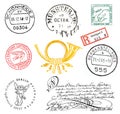 Postage stamps and labels from Germany