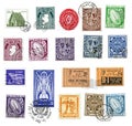 Postage stamps and labels from Ireland