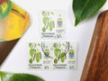 Postage stamps of Malaysia. Pulau Pinang, Black pepper. Royalty Free Stock Photo