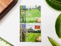 Postage stamps of Malaysia. 1999 World cup golf. Royalty Free Stock Photo