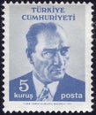 Postage stamps of the Republic of Turkey is offset printing Postal Telegraph and Telephone institutions.