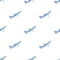 Postal aircraft.Mail and postman pattern icon in cartoon style vector symbol stock illustration web.