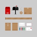 Postal communication service design elements