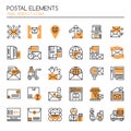 Postal Elements Royalty Free Stock Photo