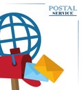 postal service, courier delivery world mailbox mail envelope