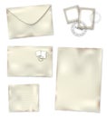 Postal set Royalty Free Stock Photo