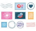 Postal stamp set