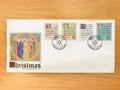 Postal stationery. Envelopes of New Zealand post first day cover Christmas 14 SEPT 1988.