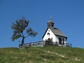 Postalm church near Wolfgangsee, Austria travel Royalty Free Stock Photo