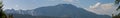 Postavaru mountain panorama view from Predeal city Royalty Free Stock Photo