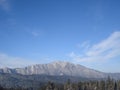 Postavaru mountain peak, in the Carpathians mountains in Romania Royalty Free Stock Photo